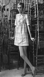 Twiggy type girl.
